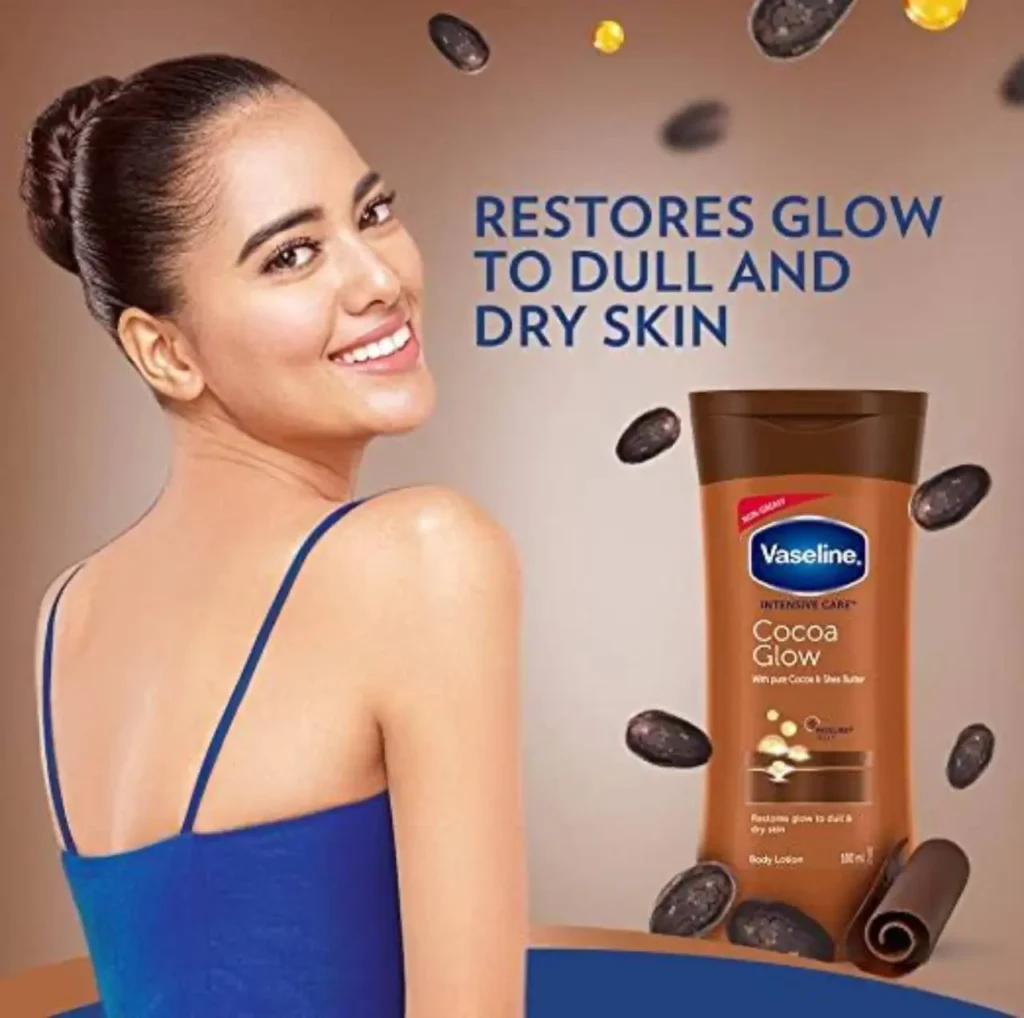 لوسیون وازلین Vaseline Cocoa Glow Lotion 400ml لوسیون وازلین Vaseline Cocoa Glow Lotion 400ml